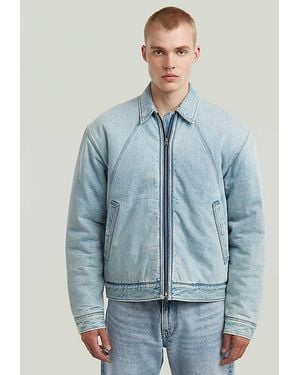G-Star A-Line Padded Coach Jacket - Blue