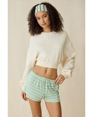 Out From Under Easy Mode Knit Pull-On Shorts - Green