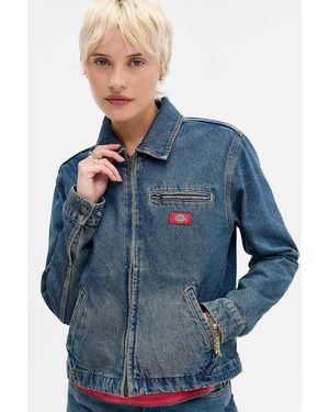 Dickies Painted Denim Jacket - Blue