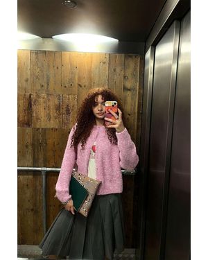 Urban Outfitters Uo Dakota Knit Cardigan - Pink