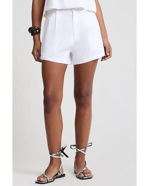 Onia Stretch Linen Short - White