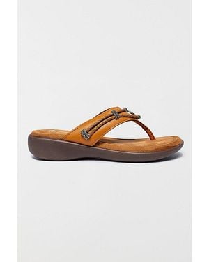 Minnetonka Silverthorne 360 Thong Sandals - Brown