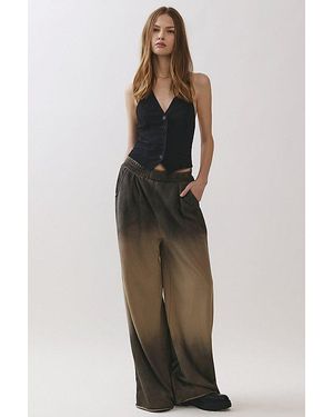 Personal Code Dusk Washed Wide Sweatpants - Gray