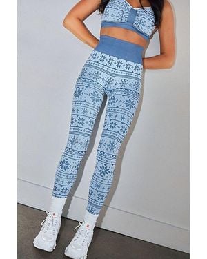 Vitaly Baselayer High Waisted Legging - Blue