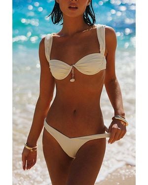 Ris-K Tahiti Super Cheeky Bikini Bottom - Blue