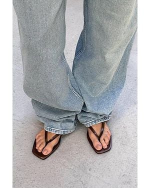 Alohas Ola Leather Sandals - Blue