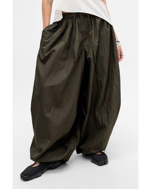 Jaded London Casual Nylon Balloon Trousers - Black