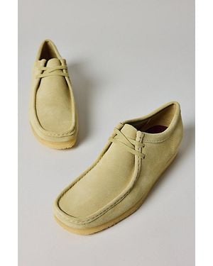 Clarks Wallabee Suede Shoes - Metallic