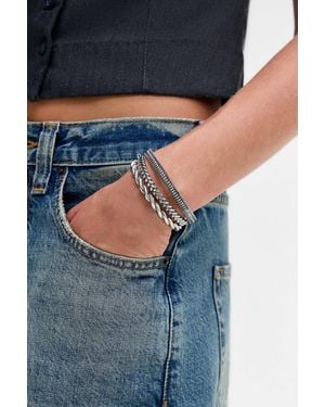 Silence + Noise Silence + Noise Stretchy Bangles 3-pack - Blue