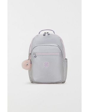 Kipling Seoul Metallic 15" Laptop Backpack - Gray