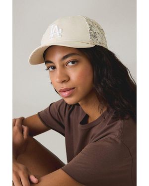 KTZ Mlb Los Angeles Dodgers Lace Trucker Hat - Natural