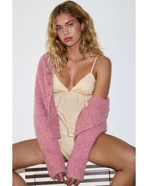 Out From Under Laundered Printed Cami - Pink