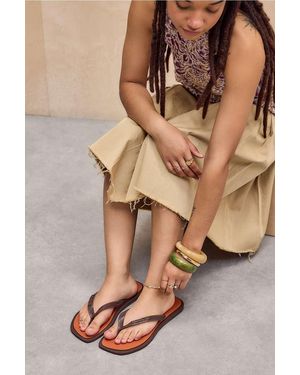 Havaianas Top Square Fusion Flip Flops - Natural