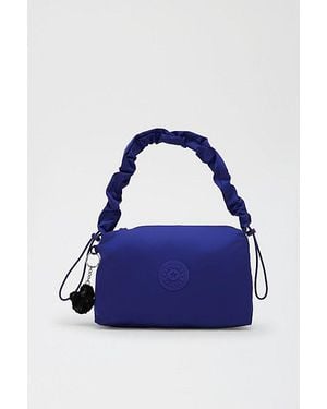 Kipling Eleni Smooth Satin Shoulder Bag - Blue