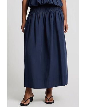 Onia Full Pintuck Skirt - Blue