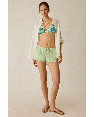 BDG Rigby Cotton Pull-On Micro Short - Natural