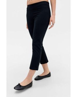 iets frans... Kali Foldover Capri Trousers - Black