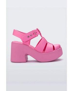 Melissa Lulu Platform Jelly Sandal - Pink