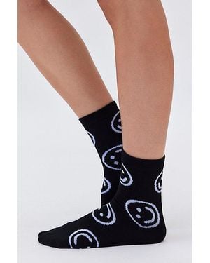BAGGU Happy Crew Sock - Black
