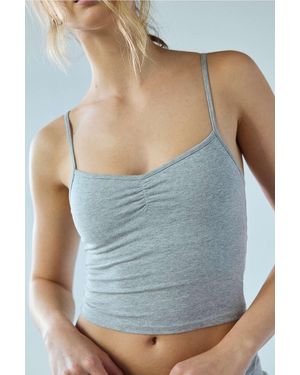 Urban Outfitters Uo Bec Ruched Cami - Blue