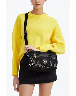 Kipling Friends Bina Zip Shoulder Bag - Yellow