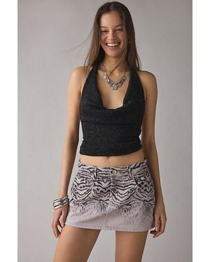 BDG Onna Denim Micro Mini Skirt - Multicolor