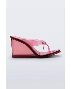 Melissa Nabeela Wedge Sandal - Pink