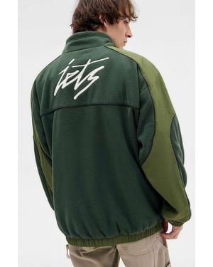 iets frans... Green Atlas Sporty Fleece Jacket