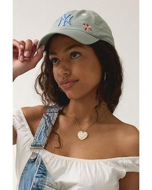 Mitchell & Ness Mlb New York Yankees Floral Dad Hat - Multicolour