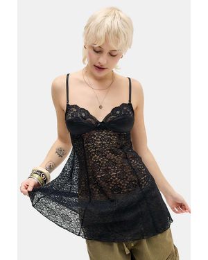 Out From Under Madge Slip Dress - Black
