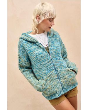 Kimchi Blue Jett Twist Hoodie - Blue