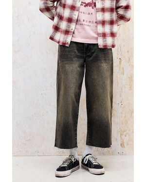 BDG Neo Dirty Tint Crop Jeans 28w 30l At Urban Outfitters - Multicolour