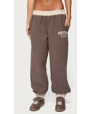 Edikted 1980 Sweatpants - Brown