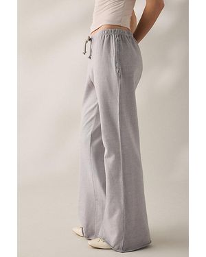 Out From Under Essential Slouch Bootcut Sweatpants - Gray