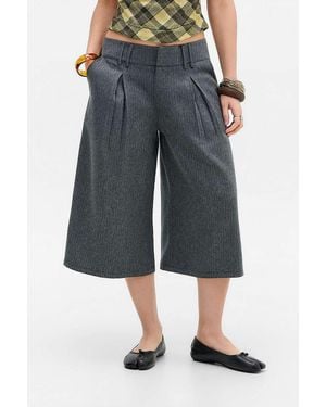 Urban Outfitters Uo Ama Crop Trousers - Grey