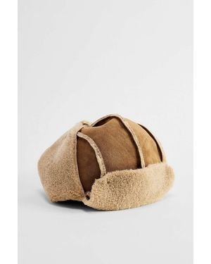 Urban Outfitters Uo Tan Faux Suede Trapper Hat - Grey