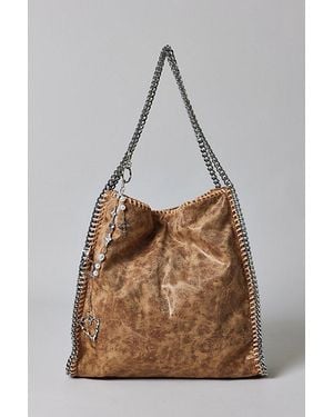 Silence + Noise Chain Strap Shopper Tote Bag - Brown