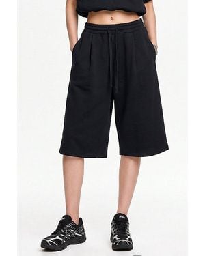 Personal Code Juno Fleece Sweat Jorts - Black