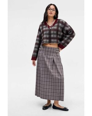 The Ragged Priest Artifact Check Midi Kilt Uk 6 At Urban Outfitters - Multicolour