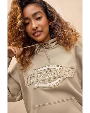 Dickies Sand Appliqué Hoodie - Brown