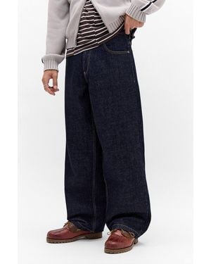 Temp Uo Exclusive Finn Raw Twin Fin Jeans - Blue