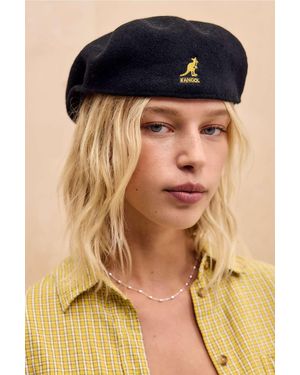 Kangol Black Classic 504 Flat Cap - Blue