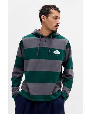 iets frans... Stripe Football Hoodie - Green