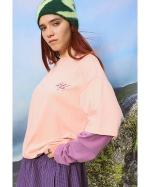 iets frans... Arlo Double Layer Long Sleeve Tee - Pink