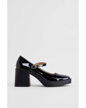 Raid Black Orna Mary Jane Shoes