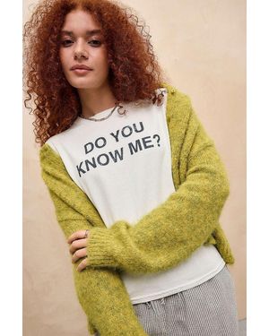 Urban Outfitters Uo Do You Know Me Relaxed T-shirt - White