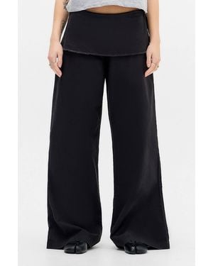 BDG Black Side Tie Skirt Trousers - Blue