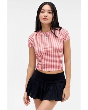 Kimchi Blue Byrdie Broderie Skort - Red