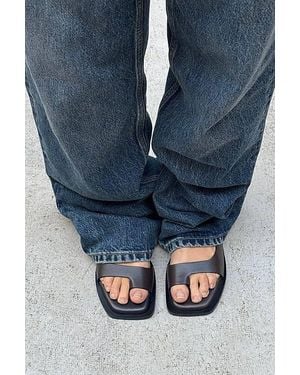 Alohas Tebas Leather Sandals - Blue