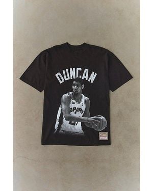 Mitchell & Ness Nba Throwback Legends Graphic Tee - Black